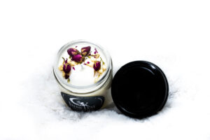 Rose Bouquet Jar Top WhiteBG