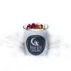 Rose Bouquet Silver WhiteBG